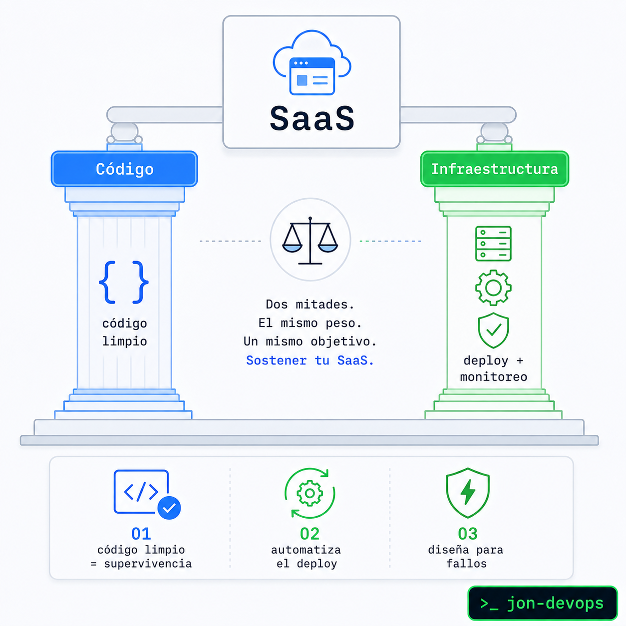 Crear un SaaS: código e infraestructura son dos batallas igual de duras