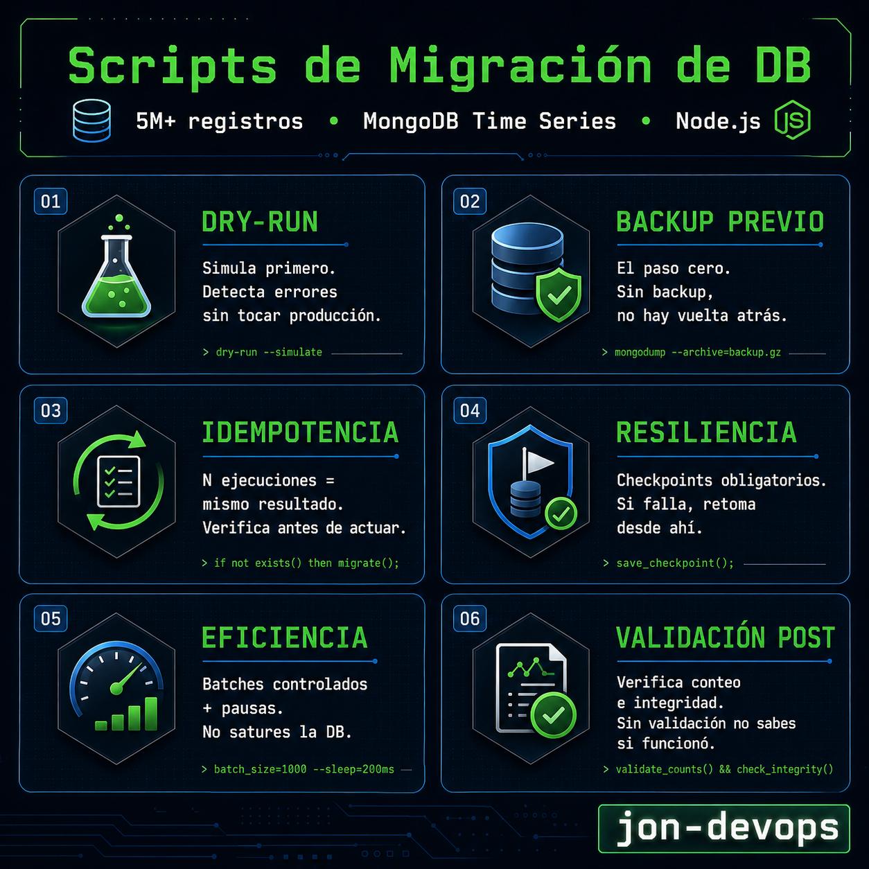 Migrar 5 millones de registros enseña lo que ningún tutorial cuenta