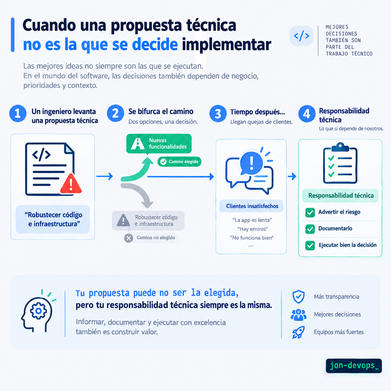 Tener razón no es lo mismo que tener la decisión